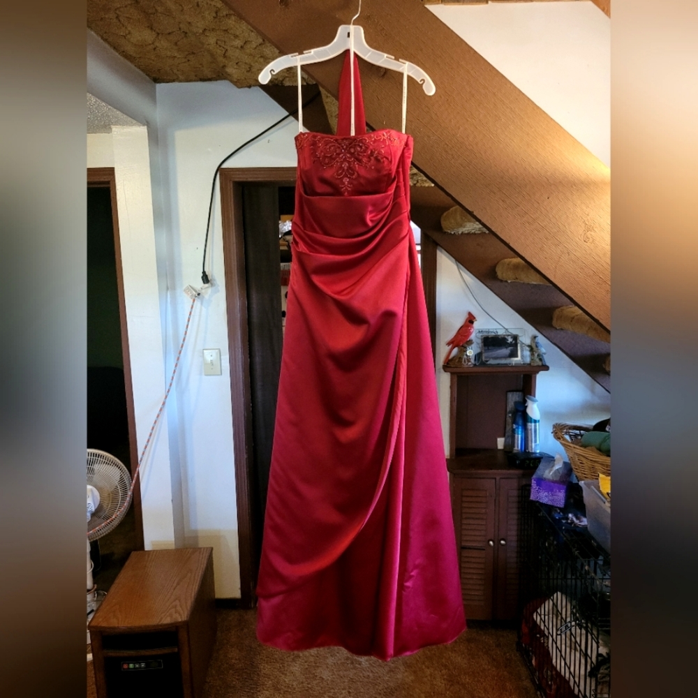 David's Bridal bridesmaid's dress